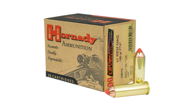 Hornady 9078 LEVERevolution  41RemMag 190gr Hornady Flex Tip eXpanding 20 Per Box/10 Case