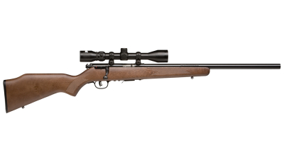 Savage Arms 96222 93R17 GVXP Full Size 17 HMR 5+1 21" Matte Blued Carbon Steel Barrel, Matte Blued Steel Receiver, Satin Hardwood Wood Stock, Factory Mounted & Boresighted 3-9x40mm Scope, Right Hand