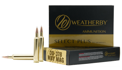 Weatherby B303180TTSX Select Plus  30-378WthbyMag 180gr Barnes Tipped TSX Lead Free 20 Per Box/10 Case