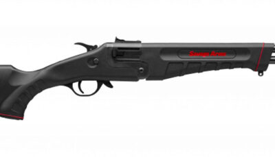 Savage Arms 22435 42 Takedown Full Size 22 WMR/410 Gauge 1rd 20" Satin Black Sporter Barrel, Satin Black Carbon Steel Receiver, Matte Black Fixed Synthetic Stock, Ambidextrous