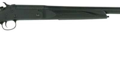 Stevens 22557 301 12 Gauge Break Open 3" 1rd 26" Matte Black Single Shot Barrel, Matte Black Carbon Steel Receiver, Fixed Matte Black Synthetic Stock, Ambidextrous