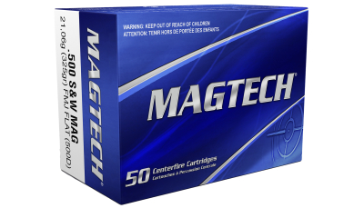 Magtech 500D Range/Training  500S&WMag 325gr Full Metal Jacket Flat Nose 20 Per Box/25 Case