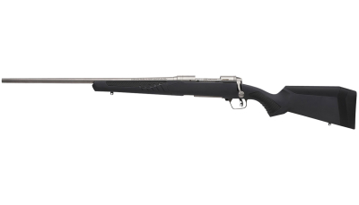 Savage Arms 57056 110 Storm Full Size 270 Win 4+1 22" Matte Button-Rifled Barrel, Matte Drilled & Tapped Stainless Steel Receiver, AccuStock Matte Gray Synthetic Stock, Left Hand