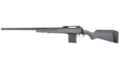 Savage Arms 57009 110 Tactical Full Size 308 Win 10+1 24" Matte Black Heavy Threaded Barrel, Matte Black Picatinny Rail Carbon Steel Receiver, Adj AccuStock Matte Gray Synthetic Stock, Left Hand