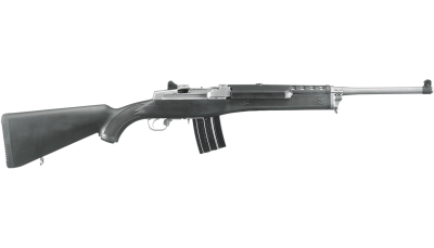 Ruger 5817 Mini-14 Ranch 5.56x45mm NATO 20+1 18.50" Barrel, Matte Stainless Steel, Synthetic Stock, Optics Ready