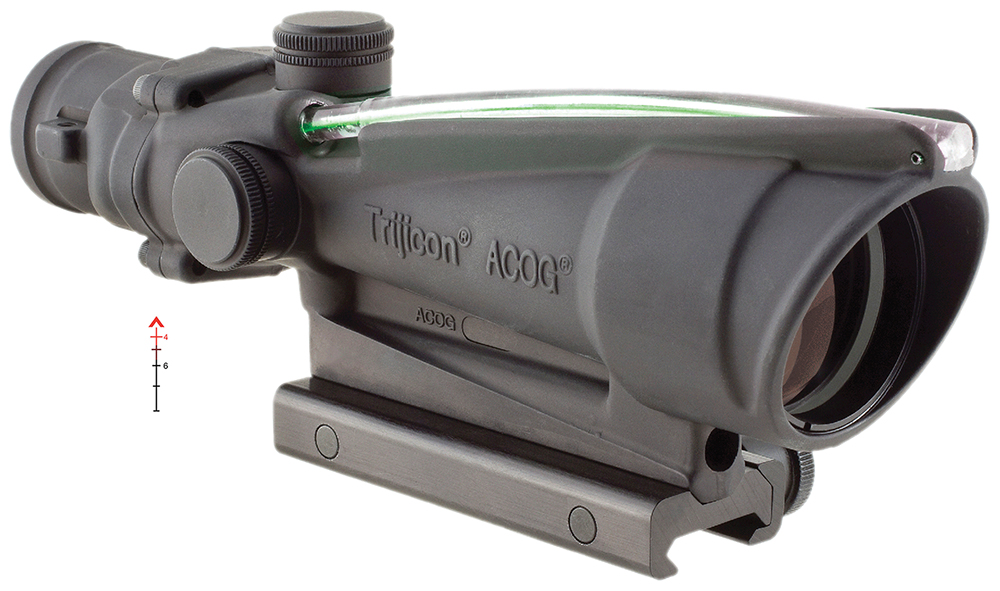 Trijicon 100149 ACOG Black Hardcoat Anodized 3.5x35mm Illuminated Green Chevron .223/5.56 BDC Reticle