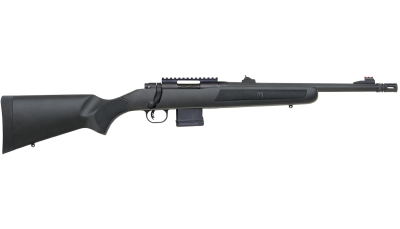 Mossberg 27716 MVP Patrol 5.56x45mm NATO 10+1 16.25" Matte Blued 16.25" Medium Bull Barrel Matte Blued Steel Black Fixed Pillar-Bedded Stock Right Hand