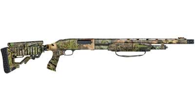 Mossberg 53265 500 Tactical 12 Gauge 5+1 3" 20" Vent Rib Barrel, Dual Extractors, Overall Mossy Oak Obsession, Synthetic 6 Position Stock w/Shell Holder,  Includes X-Factor Ported Choke