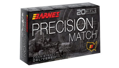 Barnes Bullets 30818 Precision Match  308Win 175gr Open Tip Match Boat Tail 20 Per Box/10 Case