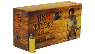 HSM 45C2N Cowboy Action  45 Colt 200 gr Round Nose Flat Point 50 Per Box/ 10 Case