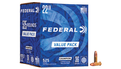 FED CHAMP 22LR 36GR CP HP 525/5250