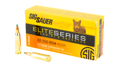 SIG AMMO 22-250REM 40GR V&P 20/200