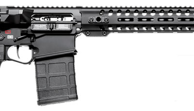 Patriot Ordnance Factory 01581 Revolution  308 Win,7.62x51mm NATO 16.50" 20+1 Black Hard Coat Anodized 6 Position MFT BMS Minimalist Stock