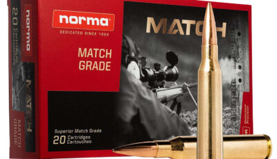 Norma Ammunition 20185272 Dedicated Precision Golden Target Match 338NormaMag 300gr 20 Per Box/10 Case