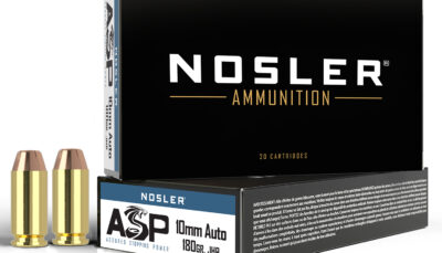 Nosler 51412 Assured Stopping Power Handgun 10mmAuto 180gr Jacketed Hollow Point 50 Per Box/10 Case