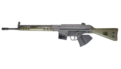 PTR 400 GIR *CA Compliant *Reconditioned 308 Win,7.62x51mm NATO 18" 10+1, Black Parkerized Reciever with Scope Mount, Green Synthetic Stock (Stock May Be Blemished), Black California Paddle Grip