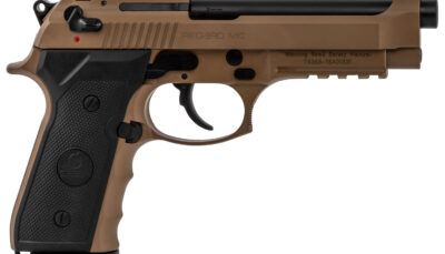 Girsan 390084 Regard MC 9mm Luger Caliber with 4.90" Barrel, 18+1 Capacity, Overall Flat Dark Earth Finish, Aluminum Picatinny Rail Frame, Serrated Steel Slide & Finger Grooved Black Polymer Grip