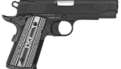Colt Mfg O9842CCU 1911 Commander Combat Unit 9mm Luger 4.25" 9+1 Black PVD Black PVD Stainless Steel Slide Checkered & Scalloped Gray G10 Grip