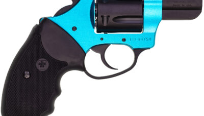 Charter Arms 53864 Undercover Lite Santa Fe Sky Small 38 Special, 5 Shot 2" Black Stainless Steel Barrel & Cylinder, Turquoise Aluminum Frame w/Black Finger Grooved Rubber Grip, Exposed Hammer
