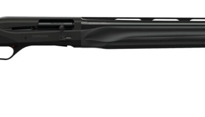 Retay USA GORBLK26 Gordion Waterfowl Inertia Plus 12 Gauge with 26" Deep Bore Drilled Barrel, 3" Chamber, 4+1 Capacity, Matte Black Anodized Metal Finish & Black Synthetic Stock Right Hand (Full Size)