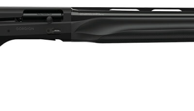 Retay USA GORBLK28 Gordion Waterfowl Inertia Plus 12 Gauge with 28" Deep Bore Drilled Barrel, 3" Chamber, 4+1 Capacity, Matte Black Anodized Metal Finish & Black Synthetic Stock Right Hand (Full Size)