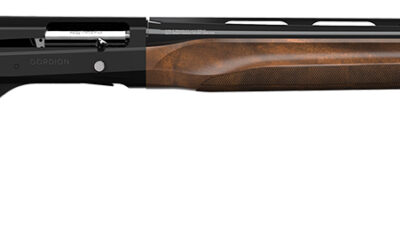 Retay USA GORPLBLK28 Gordion Upland Inertia Plus 12 Gauge with 28" Deep Bore Drilled Barrel, 3" Chamber, 4+1 Capacity, Polished Jet Black Metal Finish & Turkish Walnut Stock Right Hand (Full Size)