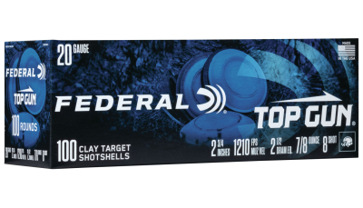 Federal TG201008 Top Gun  20Gauge 2.75" 7/8oz 8Shot 100 Per Box/2 Case