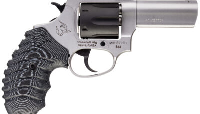 Taurus 2-85635NSVZ 856 Defender Small 38 Special +P 6 Shot 3" Matte Stainless Steel Barrel, Matte Black Cylinder, Matte Stainless Steel Frame, Black/Gray VZ Grip, Transfer Bar Safety, Exposed Hammer