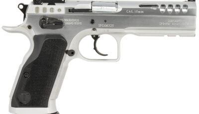 Tanfoglio IFG TFSTOCKM10 Defiant Stock Master 10mm Auto 13+1 4.75" Hard Chrome Steel/Aluminum Grip