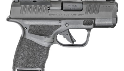 Springfield Armory HC9319BOSPLC Hellcat OSP Micro-Compact 9mm Luger 10+1, 3" Black Melonite Hammer Forged Barrel, Black Melonite Optic Ready/Serrated Steel Slide, Adaptive Textured Grip