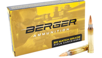 Berger Bullets 23030 Tactical Rifle 223Rem 77gr Open Tip Match 20 Per Box/10 Case