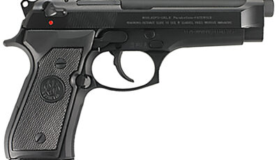 Beretta USA J92F300M 92FS  Full Size Frame 9mm Luger 15+1 4.90" Black Bruniton Barrel, Serrated Steel Slide, Frame w/Beavertail, Ambidextrous USA Made