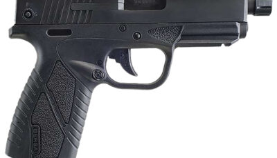 Bersa BP9MCCX BPCC  Sub-Compact Frame 9mm Luger 8+1, 3.30" Black Steel Threaded Barrel, Matte Black Serrated Steel Slide & Polymer Frame w/Picatinny Rail