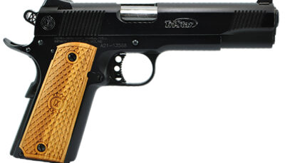 TriStar 85614 American Classic II 1911 9mm Luger 9+1, 5" Stainless Steel Barrel, Blued Serrated Steel Slide, Blued Steel Frame w/Beavertail, Wood Grip