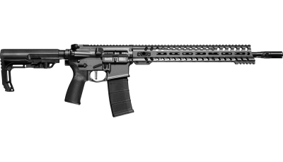Patriot Ordnance Factory 01649 Minuteman Direct Impingement *CA Compliant 5.56x45mm NATO 16.50" 10+1 Tungsten Rec/14.5" M-Lok Handguard Black Nitride Barrel Black Polymer 6 Position MFT Stock & Grip
