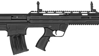 Tokarev USA 21000105 TBP 12 Gauge Semi-Auto 3" 5+1 18.50" Black Steel Barrel, Black Receiver w/Picatinny Rail, Black Bullpup Synthetic Stock