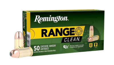 Remington Ammunition 27687 Range Clean 45ACP 230gr Flat Nose Enclosed Base 50 Per Box/10 Case