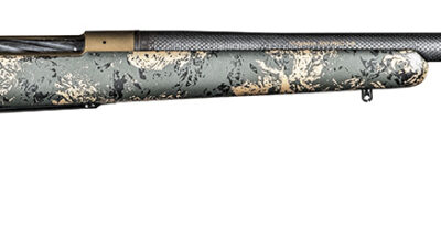 Christensen Arms 8010618700 Ridgeline FFT 243 Win 4+1 20" Carbon Fiber/Threaded Barrel, Burnt Bronze Cerakote, Green with Black/Tan Accents Stock