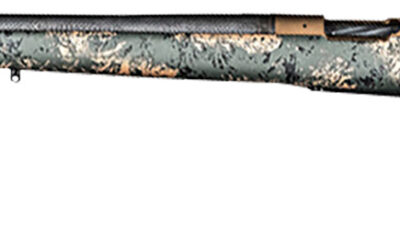 Christensen Arms 8010620800 Ridgeline FFT 6.5 PRC 3+1 20" Carbon Fiber/Threaded Barrel, Burnt Bronze Cerakote, Green with Black/Tan Accents Stock, Left Hand