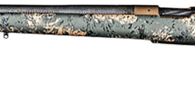 Christensen Arms 8010621000 Ridgeline FFT 7mm Rem Mag 3+1 22" Carbon Fiber/Threaded Barrel, Burnt Bronze Cerakote, Green with Black/Tan Accents Stock, Left Hand