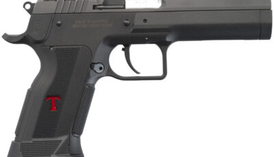 Tanfoglio IFG TFLIMPROP10 Limited Custom P 10mm Auto 14+1 4.76" Black Polygonal Rifled Barrel, Black Steel Slide, Black Polymer Frame,  Black Polymer Grips, Ambidextrous