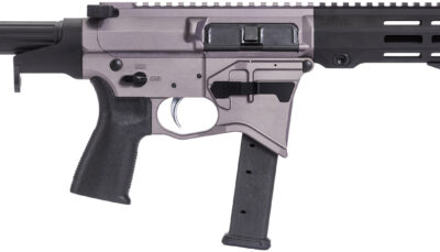 Maxim Defense MXM48174 CPS MD9 9mm Luger Caliber with 5.50" Barrel, Urban Grey Anodized Metal Finish, Black Maxim CQB Brace & Polymer Grip Right Hand