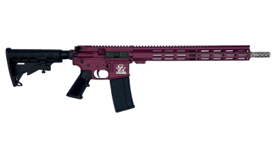 Great Lakes Firearms GL15223SSCHY AR-15  223 Wylde 16" Stainless 30+1, Black Cherry Rec, Black Stock & Grip