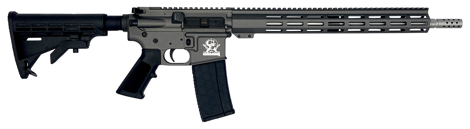 Great Lakes Firearms GL15223SSTNG AR-15 223 Wylde 16" Stainless 30+1, Tungsten Rec, Black Stock & Grip
