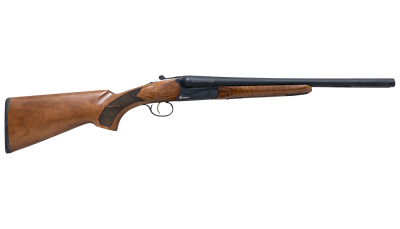 Citadel CITSBS1218 Coach  Compact Frame 12 Gauge Break Open 3" 2rd 18.50" Blued Barrel & Receiver, Walnut Fixed Stock, Ambidextrous