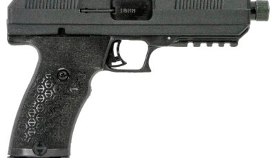 Hi-Point JXP10 JXP  10mm Auto 10+1, 5.20" Black Steel Threaded Barrel, Black Powder Coated YC9 Styled/Serrated Steel Slide, Black Polymer Frame w/Picatinny Rail, Black Textured Polymer Grip