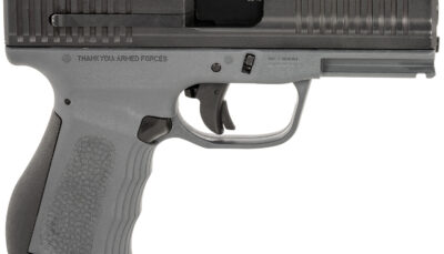 FMK FMKG49DG G3  9mm Luger 14+1 4" Stainless Steel Barrel, Black Optic Cut/Serrated Carbon Steel Slide, Dark Gray Polymer Frame w/Picatinny Rail, Black Backstrap Grip