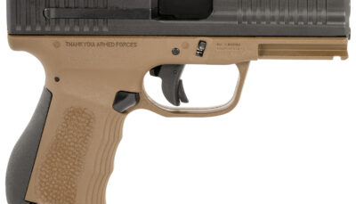 FMK FMKG49BB G3  9mm Luger 14+1 4" Stainless Steel Barrel, Black Optic Cut/Serrated Carbon Steel Slide, Burnt Bronze Polymer Frame w/Picatinny Rail, Black Backstrap Grip