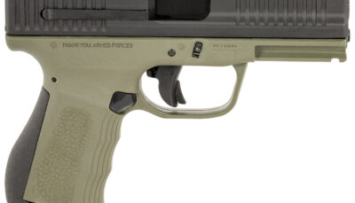 FMK FMKG49OD G3  9mm Luger 14+1 4" Stainless Steel Barrel, Black Optic Cut/Serrated Carbon Steel Slide, OD Green Polymer Frame w/Picatinny Rail, Black Backstrap Grip