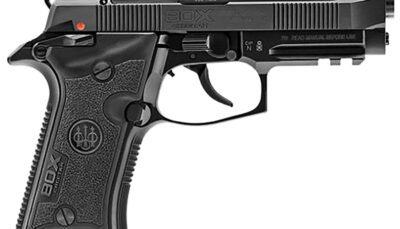 Beretta USA J80XBLK13 80X Cheetah 380 ACP 13+1 3.90" Black Optic Ready/Serrated Slide, Black Anodized Aluminum Frame w/Picatinny Rail & Beavertail